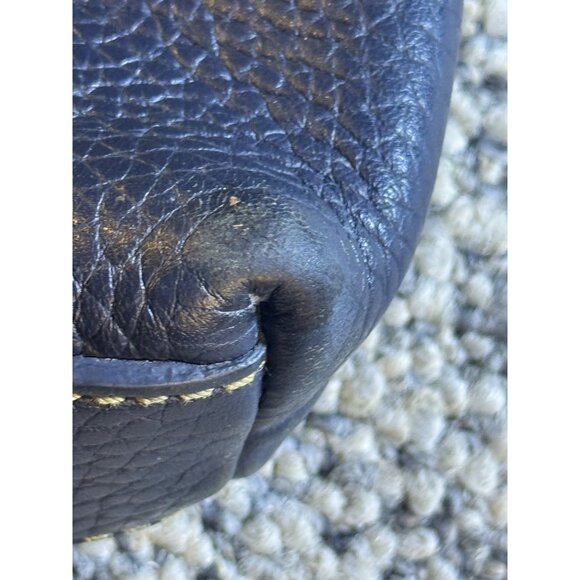 Dooney & Bourke Navy Leather Crossbody Bag With Adjustable Strap - Picture 9 of 12